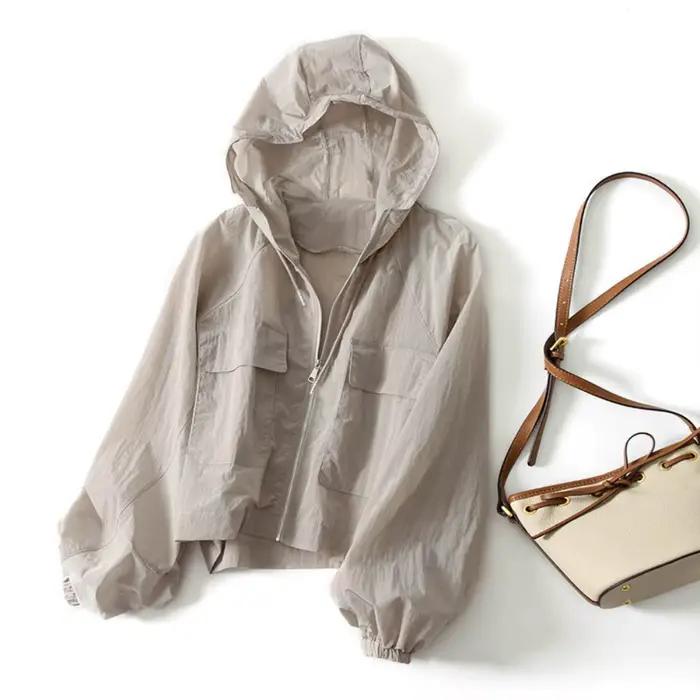 Veste à manches longues anti-UV pour femme