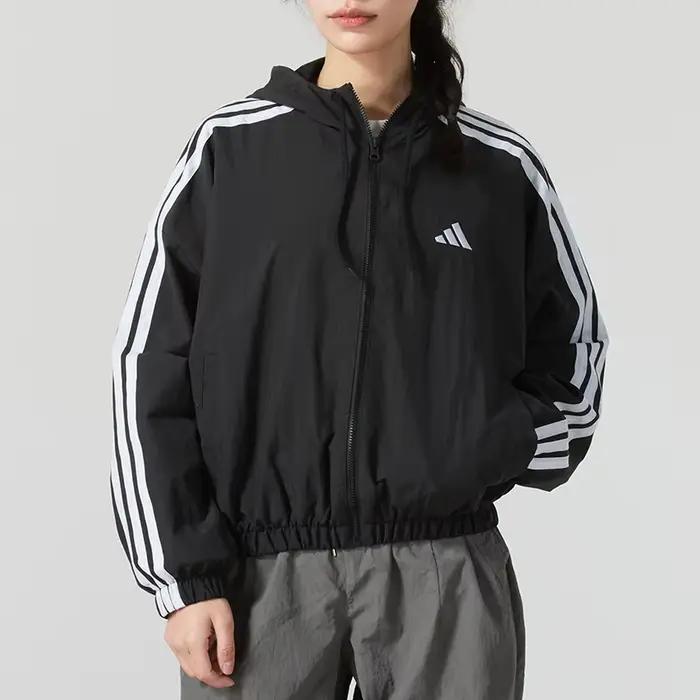 Adidas – veste coupe-vent tissée à capuche pour femmes