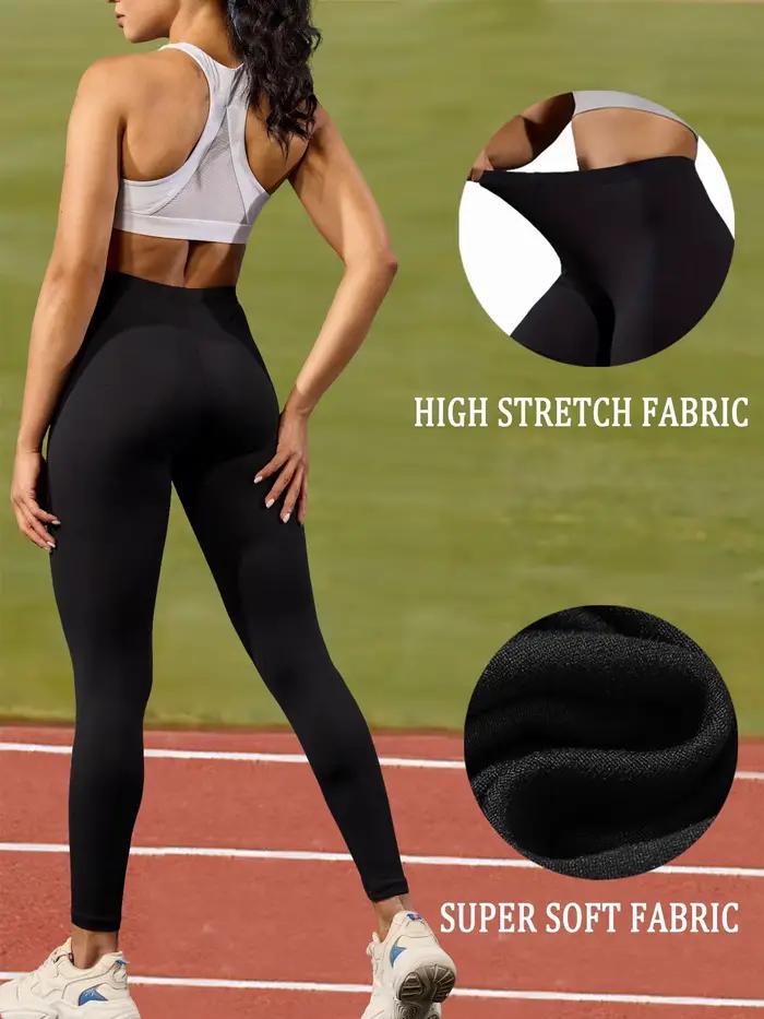 Leggings Super doux pour femmes, haute élasticité, entraînement, Yoga, course à pied, athlétique, Push-Up, Long, Fitness
