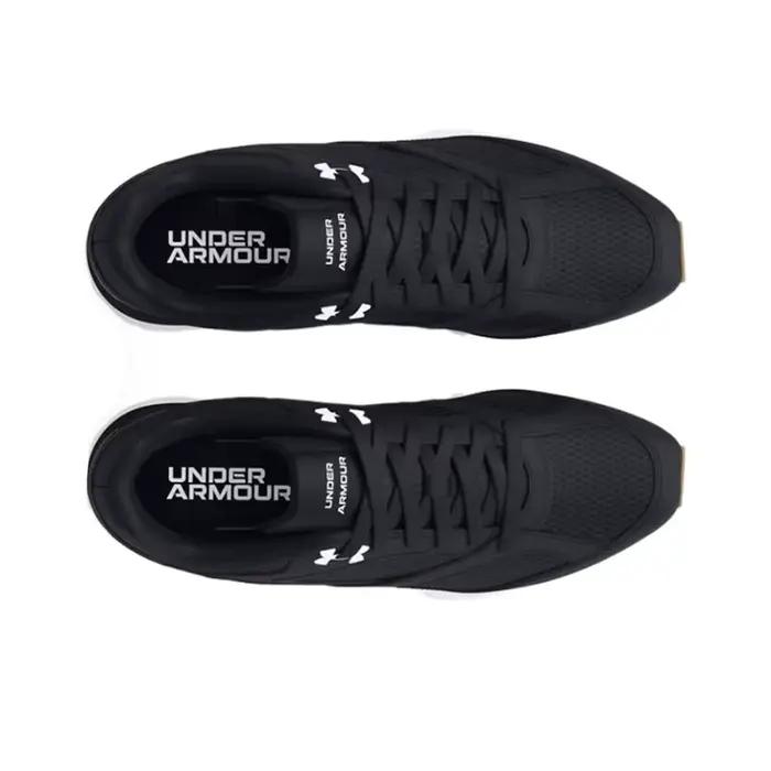 Under Armour Jogger Chaussures de course basses minimalistes, polyvalentes, confortables, douces et respirantes pour hommes, noir 3028387-001