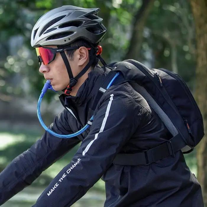 WEST BIKING 10L sac à dos de cyclisme ultraléger sangle ergonomique sac de vélo de route vtt avec sac à eau sac