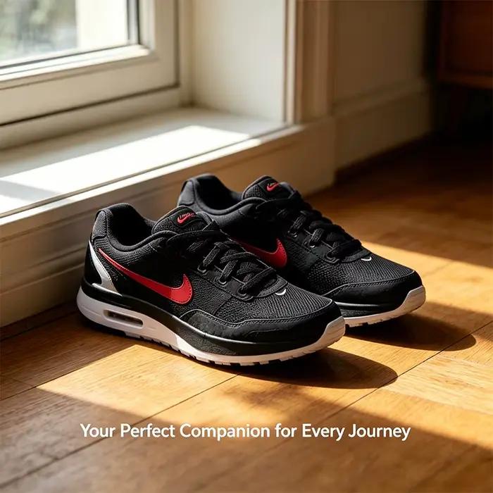 Chaussures de course Nike en polyester avec coussin d'air pour hommes respirant et antidérapantes pour débutants sur pelouse extérieure