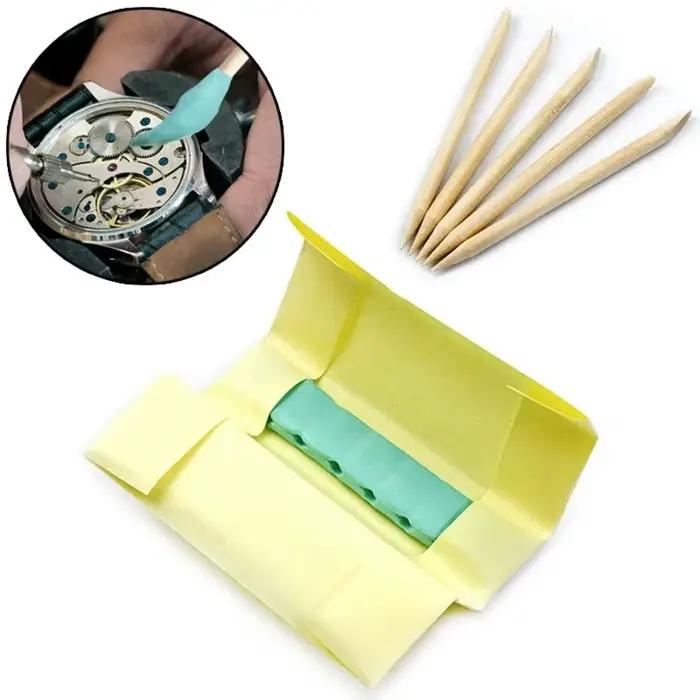 Argile de nettoyage de mouvement de pièces de montre verte