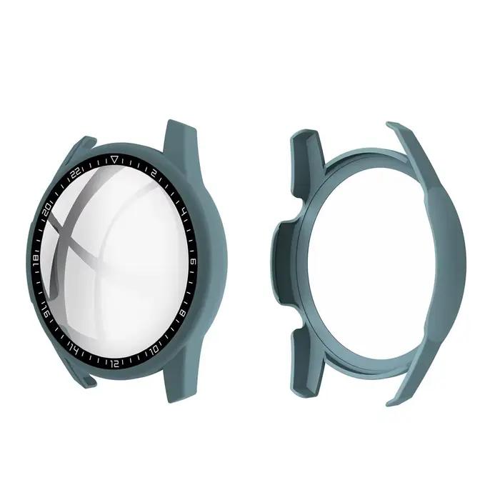 Coque de protection antichoc pour montre Huawei, coque en verre PC Guatemala, cadre de protection d'écran à couverture complète, échelle de cadran, 46mm