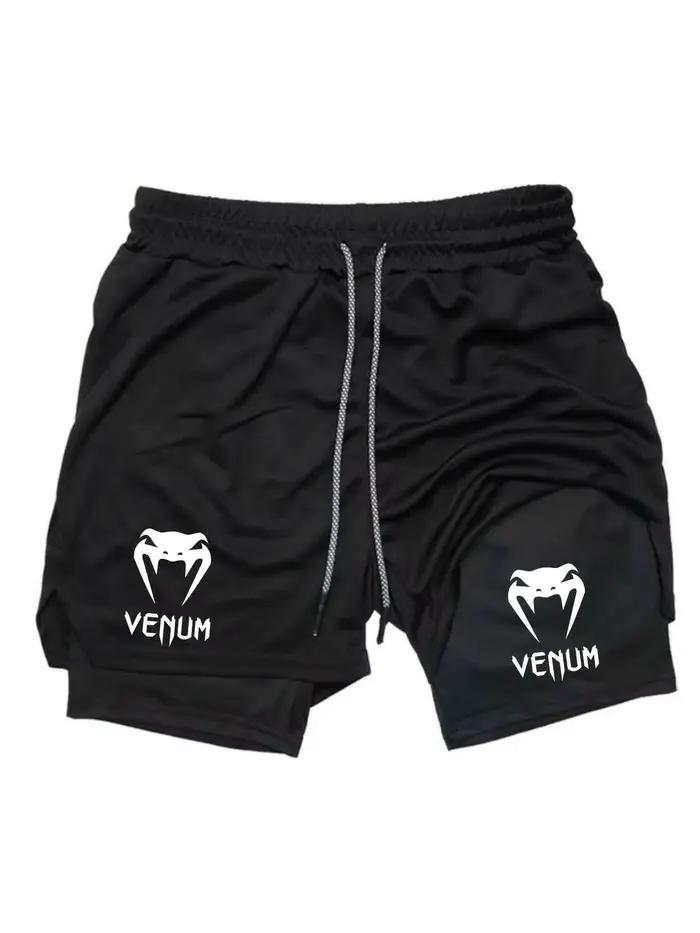 Shorts de sport d'été 2026 2-en-1 pour la course et la gym