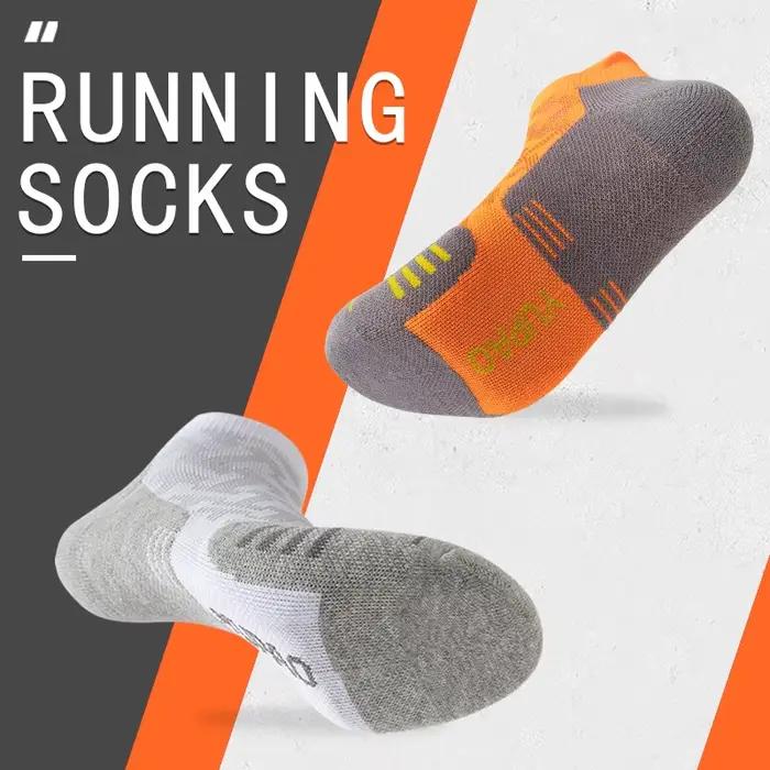 1/2/3 paires de chaussettes de course Marathon professionnelles Sports de plein air Fitness épaissi rembourré Tube