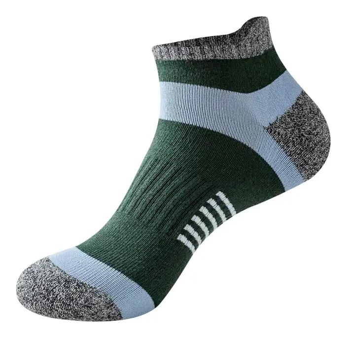 Chaussettes de sport en coton éponge absorbant les chocs pour homme