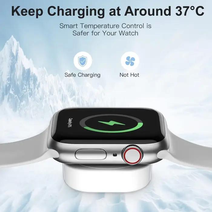Câble de charge rapide sans fil magnétique USB pour Apple Watch