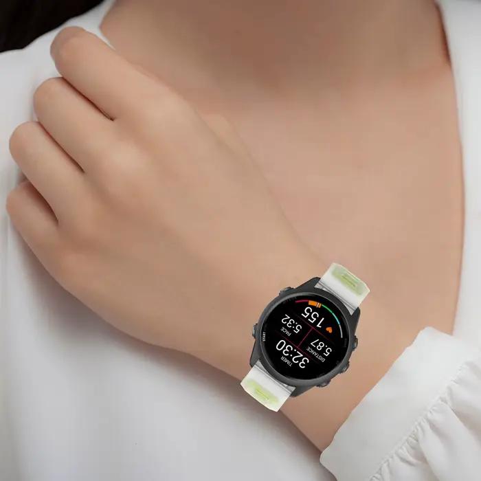 Bracelet de montre coloré en gelée pour COROS PACE 4 3 PACE 2 42mm, bracelet propre pour COROS APEX 4 42mm/APEX 2 Pro/APEX 42 46mm