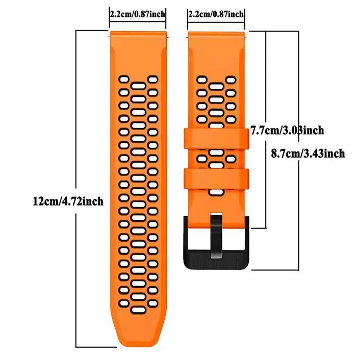 Pour COROS PACE Pro sport Bracelet en Silicone Bracelet de montre pour COROS PACE 3/APEX 2 Pro/APEX Pro 22mm Bracelet APEX 46mm