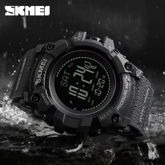 Skmei 1358 altimètre météo Tracker étanche Reloj Hombre montres d'extérieur hommes pression boussole Sport
