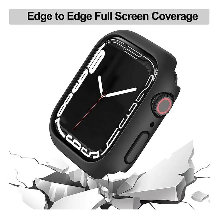 Verre trempé + étui pour Apple Watch Ultra 3 2 49 45 41 40 44 42 46mm