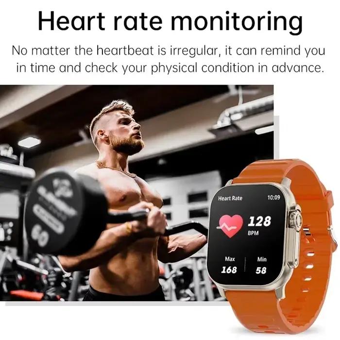 Montre connectée Watch 10 Ultra 49mm nouvelle version 2026 NFC pour hommes et femmes suivi GPS appel Bluetooth musique BT jeux recharge sans fil smartwatch occasions spéciales