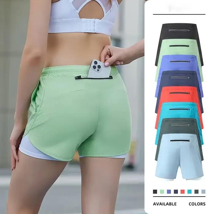 Shorts de course 2 en 1 Marathon femmes