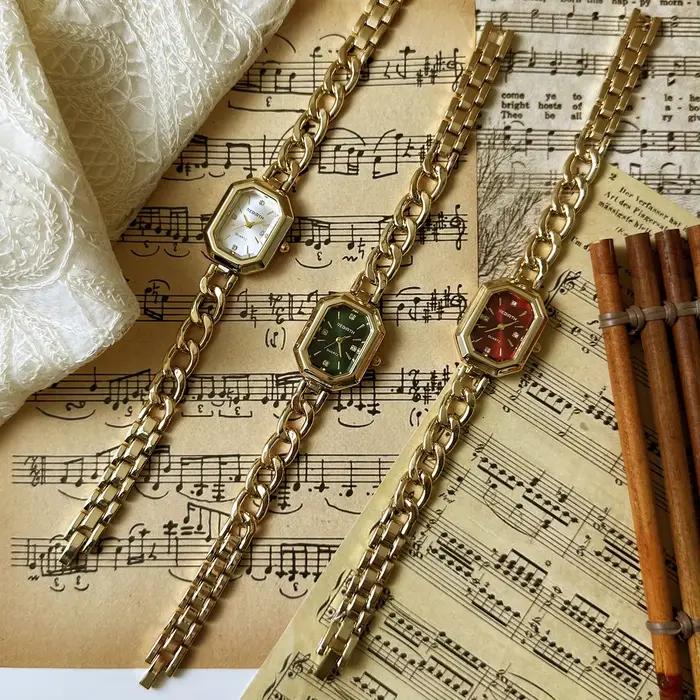 Montre simple, rétro, polyvalente et décontractée