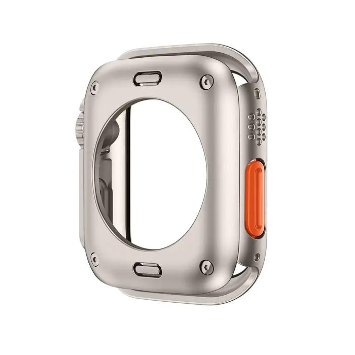 Coque de protection d'écran pour Apple Watch 45mm 44mm 40 41 42 46mm