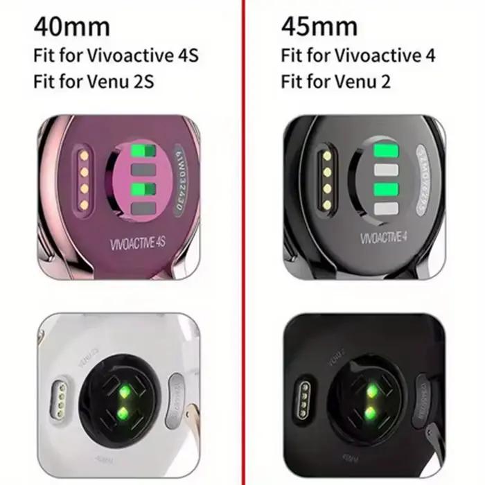 Étui de montre transparent haute définition à couverture complète pour Garmin Venu/2/2 Plus/SQ, conception en TPU souple avec finition brillante, facile à retirer