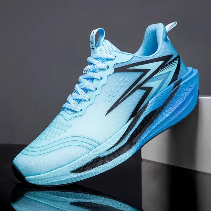 Chaussures de course Marathon Spécialité Homme Sport Plaque Carbone Respirantes Ultralégères Femme Confortables Athlétiques Amorti Stabilité Baskets