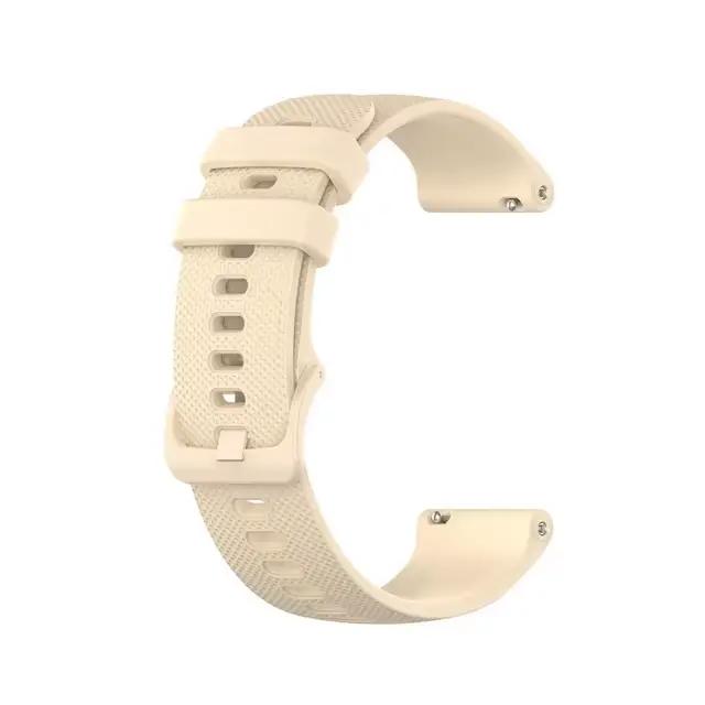 Bracelet en silicone pour Garmin Forerunner 255 255S Music 245 55 compatible avec tracker de fitness pour femmes et hommes occasion sportive et quotidienne