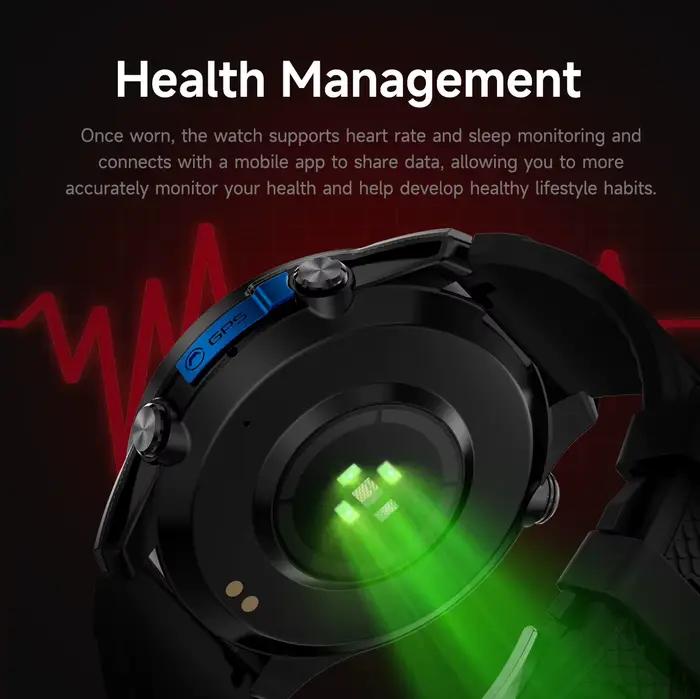 Nouvelle montre intelligente GPS entièrement fonctionnelle 2026 | Surveillance de la santé + Suivi sportif + Liaison
