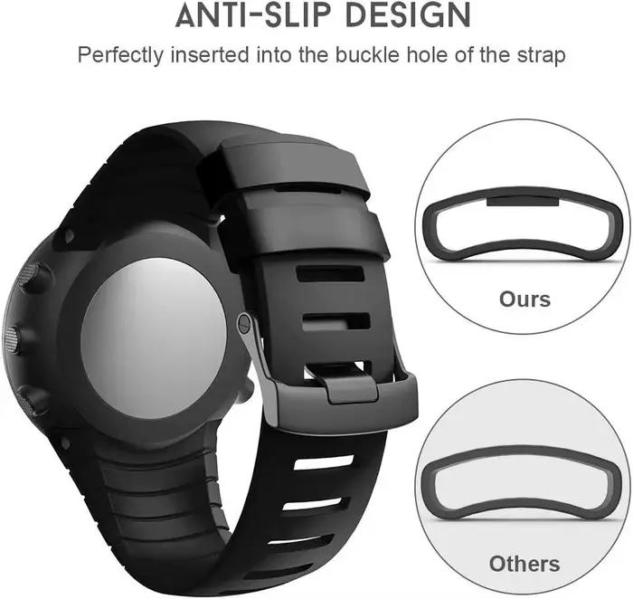 SUUNTO-Bracelet de rechange en silicone pour montre, accessoires en caoutchouc, à la mode