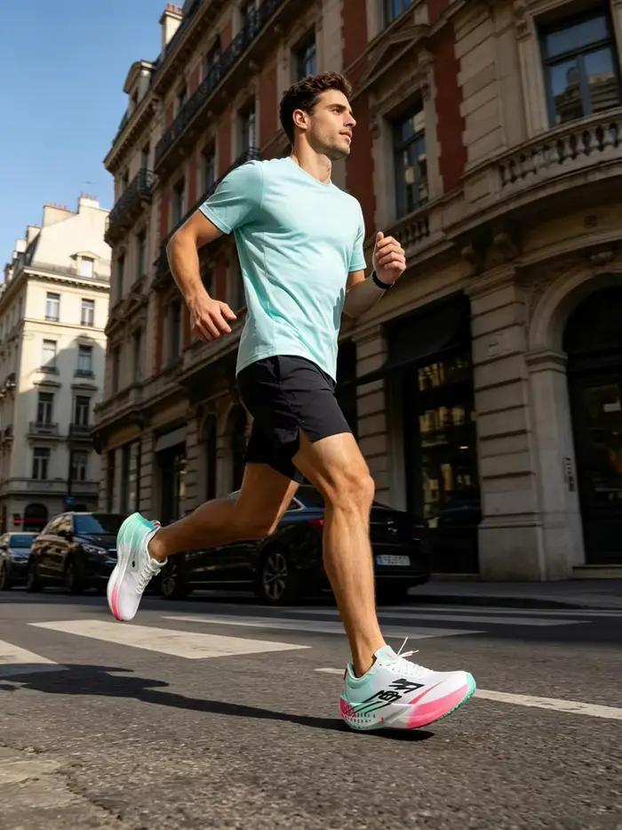 Chaussures de course pour hommes, semelle en carbone, marathon, sport, respirantes, légères, confortables pour femmes, baskets athlétiques Chunta6.0