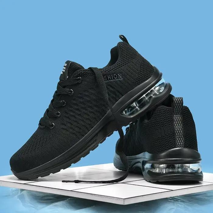 Chaussures de course légères à lacets pour hommes