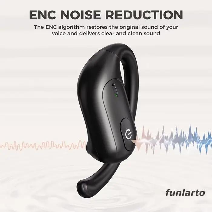 Écouteurs Bluetooth sans fil à oreille ouverte pour coureurs