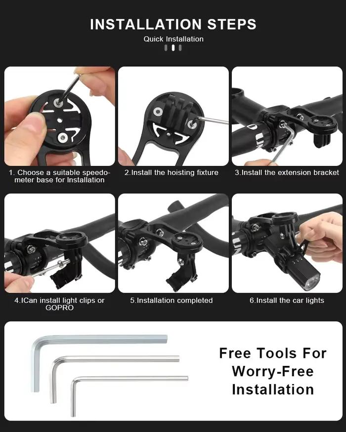 Support d'ordinateur de vélo pour guidon