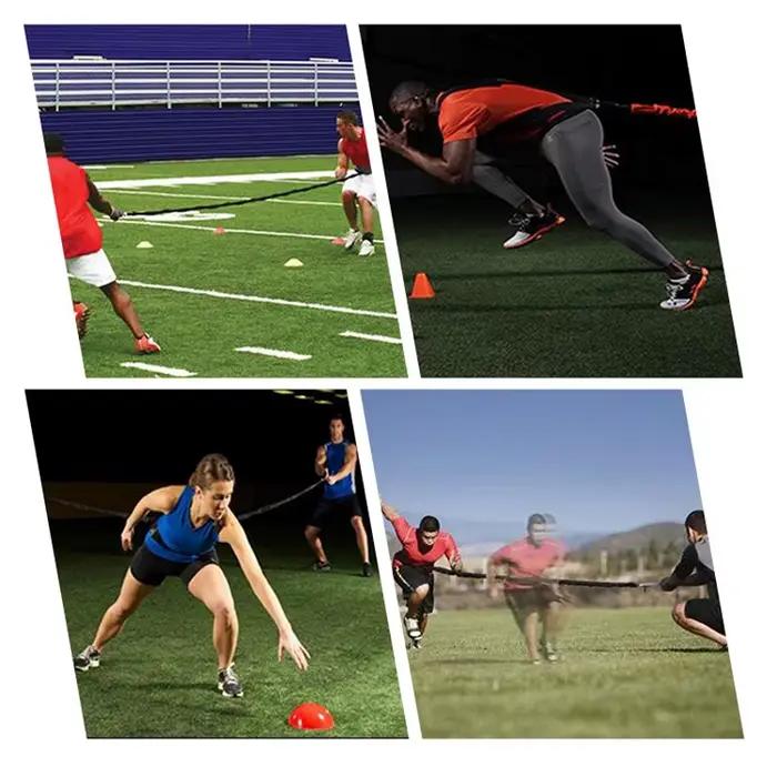 Corde de résistance DIFEN pour entraînement en force et endurance améliorée corde extensible pour athlètes et débutants usage maison ou en plein air
