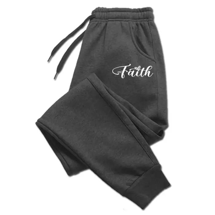 Pantalon de jogging long en molleton pour femme