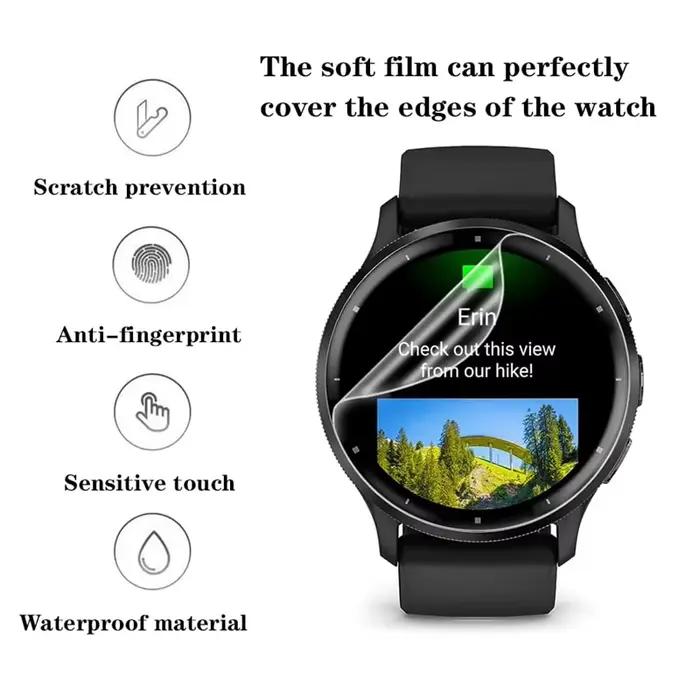 1 à 5 films hydrogel pour Garmin Fenix ​​8 7X 6X Pro 7 6 7S 6S 5 5S