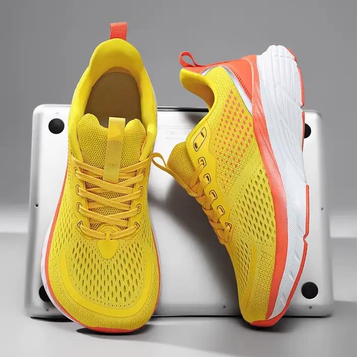 Chaussures de course à bout large pour hommes