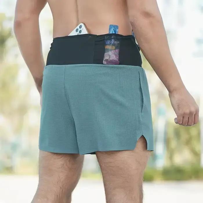 Short de Marathon 2 en 1 à doublure triangulaire pour hommes