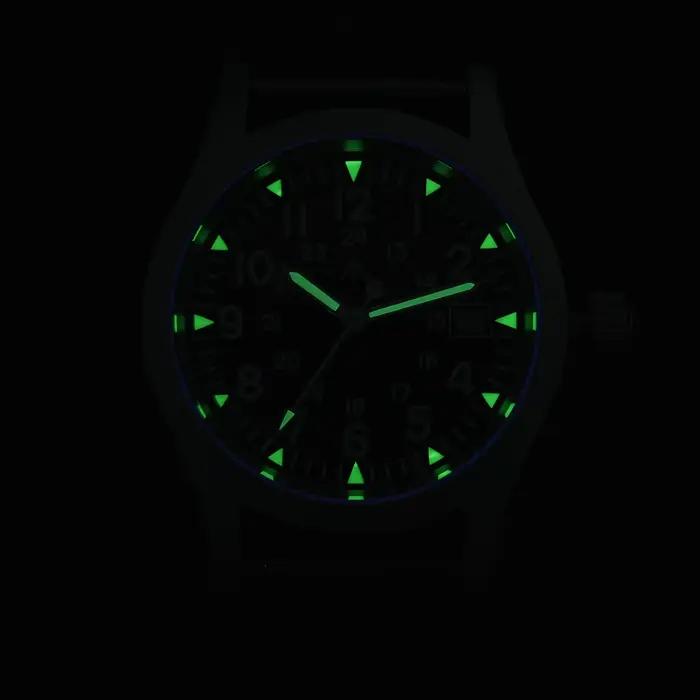 Militado ML05 38mm montre de terrain militaire Ronda 515 mouvement à Quartz dôme saphir cristal étanche 100M montres Super lumineuses