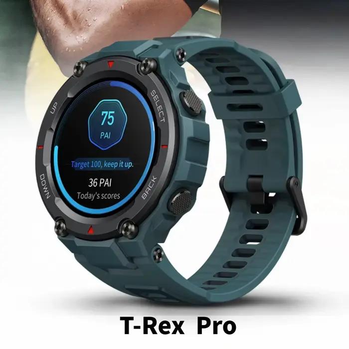 Nouveau Original Amazfit T Rex Pro montre intelligente GPS extérieur 10ATM 20 jours batterie tout neuf