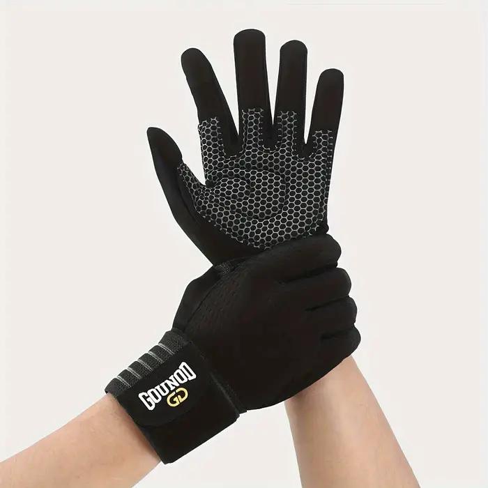 Gants de fitness demi-doigt en polyester tricoté pour hommes et femmes, respirants, universels, idéals pour running, vélo et musculation