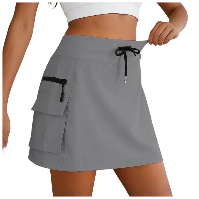Jupe-short cargo de randonnée pour femme