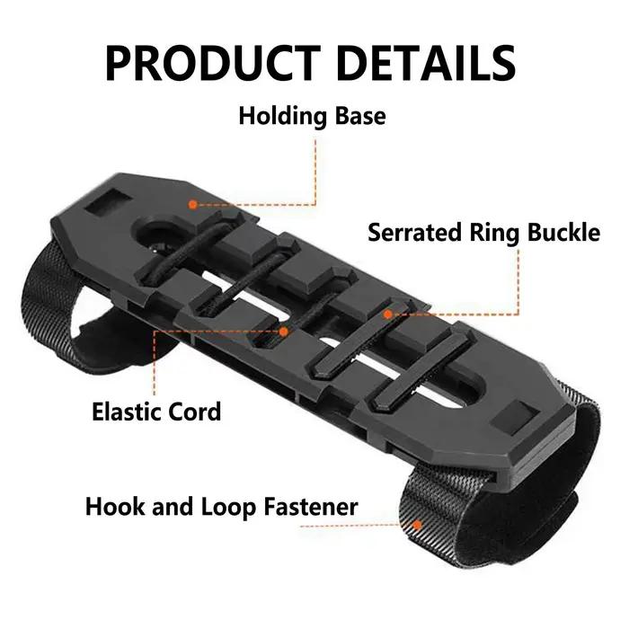 Support de gel énergétique pour vélos de montagne support portable stable anti-chute avec boucles élastiques accessoire de cyclisme pour la conduite en extérieur pour femmes hommes adultes occasions spéciales randonnées courses de triathlon