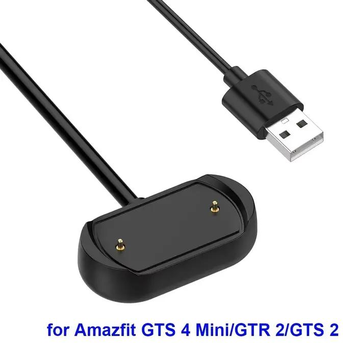 Chargeur magnétique pour montres intelligentes Amazfit - Câble de chargement compatible avec Bip 3/3 Pro, Bip U Pro, GTS 2/2 Mini/2e/4 Mini, GTR 2