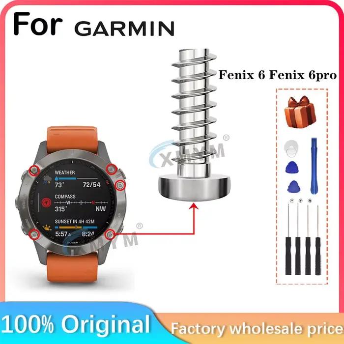 Remplacement et réparation de vis de cadran de montre, F ou Garmin Fenix 6, Fenix 6Pro