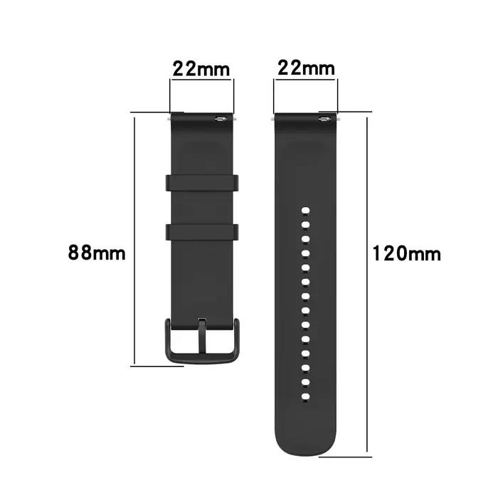 Bracelet sport en silicone pour Suunto 9 Patricia/suunto 9 Patricia Pro/suunto 5