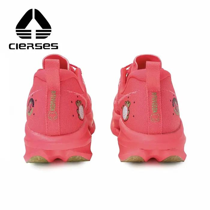 CIERSES chaussures de course Marathon pleine longueur en carbone pour hommes avec Absorption des chocs et stabilité chaussures de sport demi-taille 2445