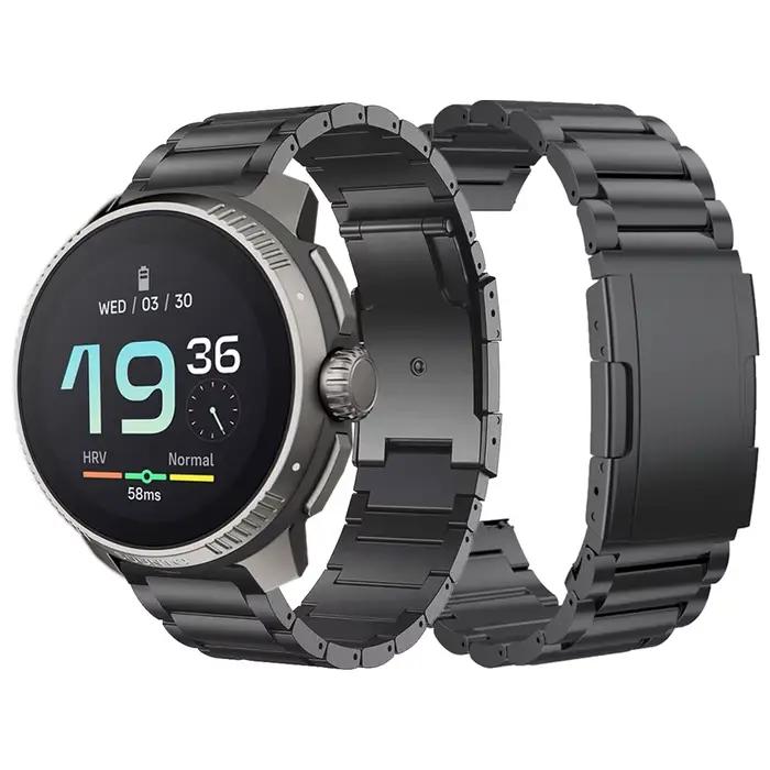 Bracelet de rechange en métal titane pour Suunto Race