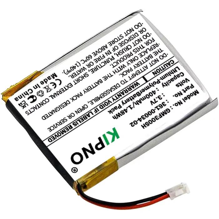 KIPNO Smartwatch 400mAh Batterie pour Garmin 361-00034-02 Fenix 3 Fenix 3 HR