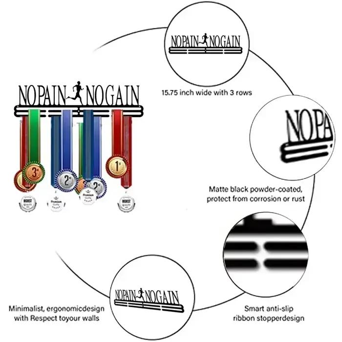 Présentoir de médaille de course de marathon T1