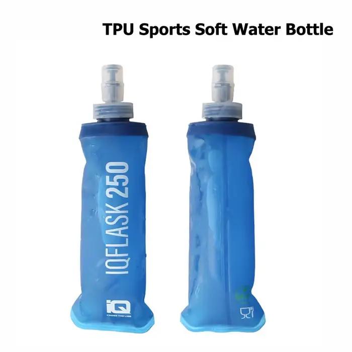 250ML/500ML bouteille d'eau pliant flacon souple Sport
