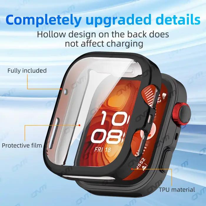 Coque à couverture complète en TPU pour Huawei Watch Fit 4 et Fit 4 Pro