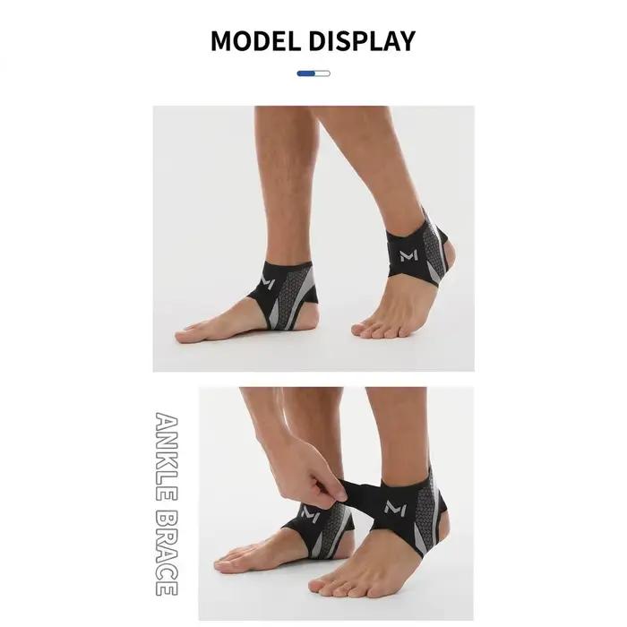Protège-chevilles MPPMCK en nylon spandex polyester pour homme et femme protection anti-rupture anti-fracture sport basket football