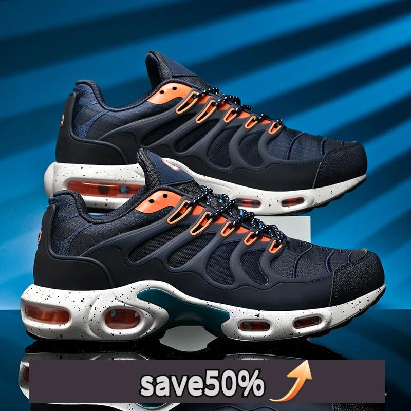 Chaussures de course à coussin d'air pour hommes, sports marathon, respirantes et légères, chaussure